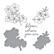 BetterPress plate and die set - Cherry blossom - Kyoto