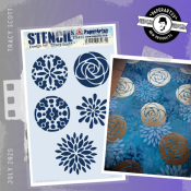 Pochoir PS475 by Tracy Scott - L