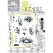 Tampons Les trotte-menu content fleurette - Les Enfandises