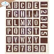 Stencil Alphabet - Dies (matrices de coupe)