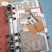 Sidekick - slanting library pocket with bag - Dies Planner Essentials