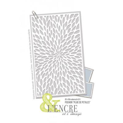 Pochoir Pluie de pétales