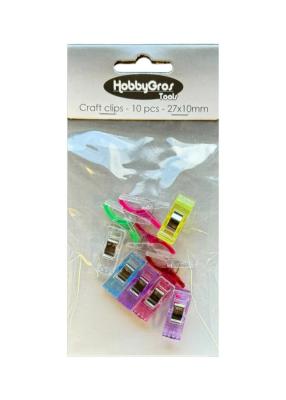 Craft clips - 10 pcs - 27x10mm