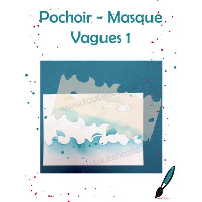 Pochoir - Masque Vagues