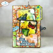 Floral slots file folder - Art Journal Specials