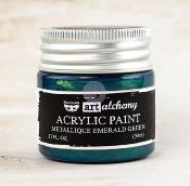 Art Alchemy Metallique Paint <br>Emerald Green