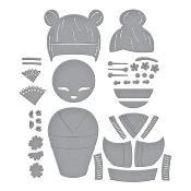 Cutting dies - Kokeshi dolls - Kyoto