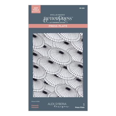 BetterPress plate - Parasols - Kyoto