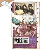 Pocket with flowers - Dies Planner Essentials