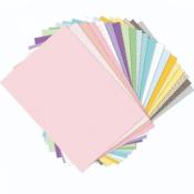 Papier cartonn  motifs - 80 feuilles nuance de couleurs