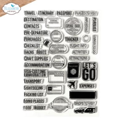 Travel journal - clear stamp