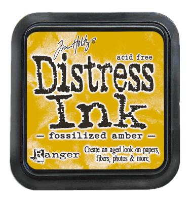 Distress Ink Fossilized Amber