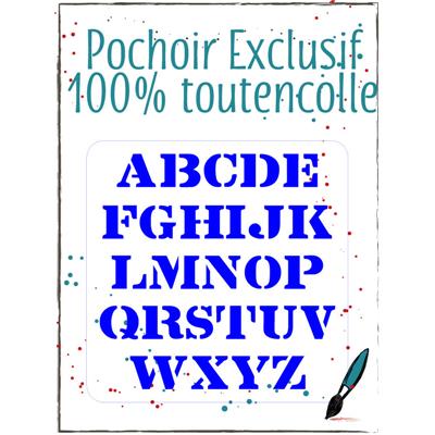 Pochoir Alphabet