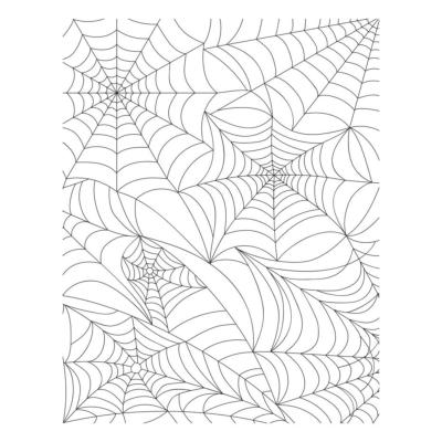 BetterPress plate - Spider web backgrounds