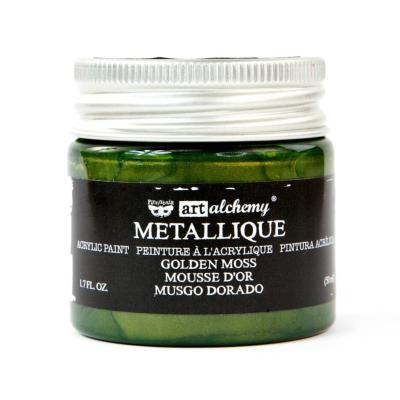 Art Alchemy Metallique Paint <br> Golden Moss