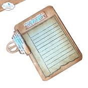 About me - clear stamp