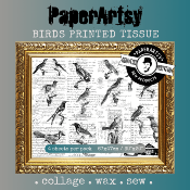 4 Printed Tissue - Birds