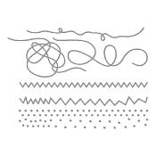 Cutting dies - Tangled threads