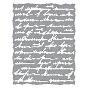 Cutting dies - Deckle edge script