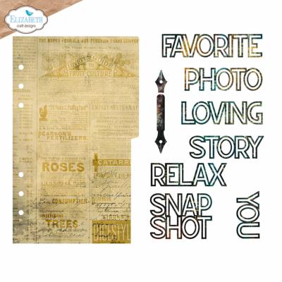 Page with large tab 1 - Dies Planner Essentials