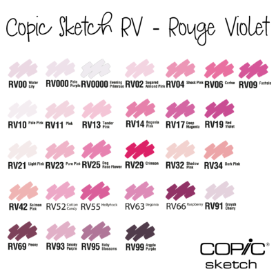 Copic Sketch <br> RV - Rouge Violet