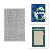 3D embossing folder - Linen