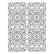 BetterPress plate - Petite Criss cross