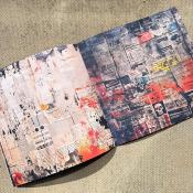 Mixe Media Art Paper - Creepsville Gazette - 20x20