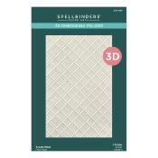 3D embossing folder - Argyle plaid