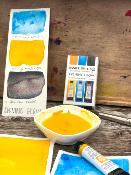 Evening glow - watercolor triad set - 3 tubes 5mL