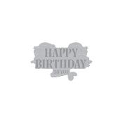 LetterPress + foil plate - Happy Birthday