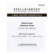 14 Bandes double face 3D  - White foam adhesive strips