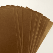 Crunchy wax kraft paper